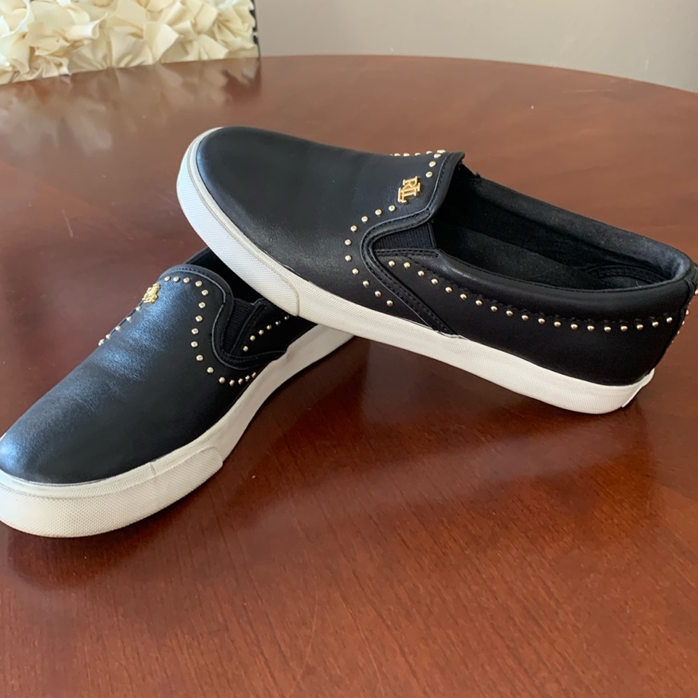 Lauren Ralph Lauren Leather Slip on Shoes